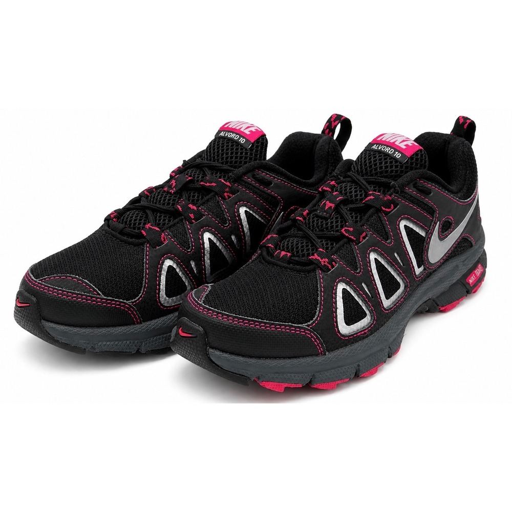 Nike Air Alvord 10 Women's 6.5 Black Pink Trail Running Rugged Shoes 512038-007